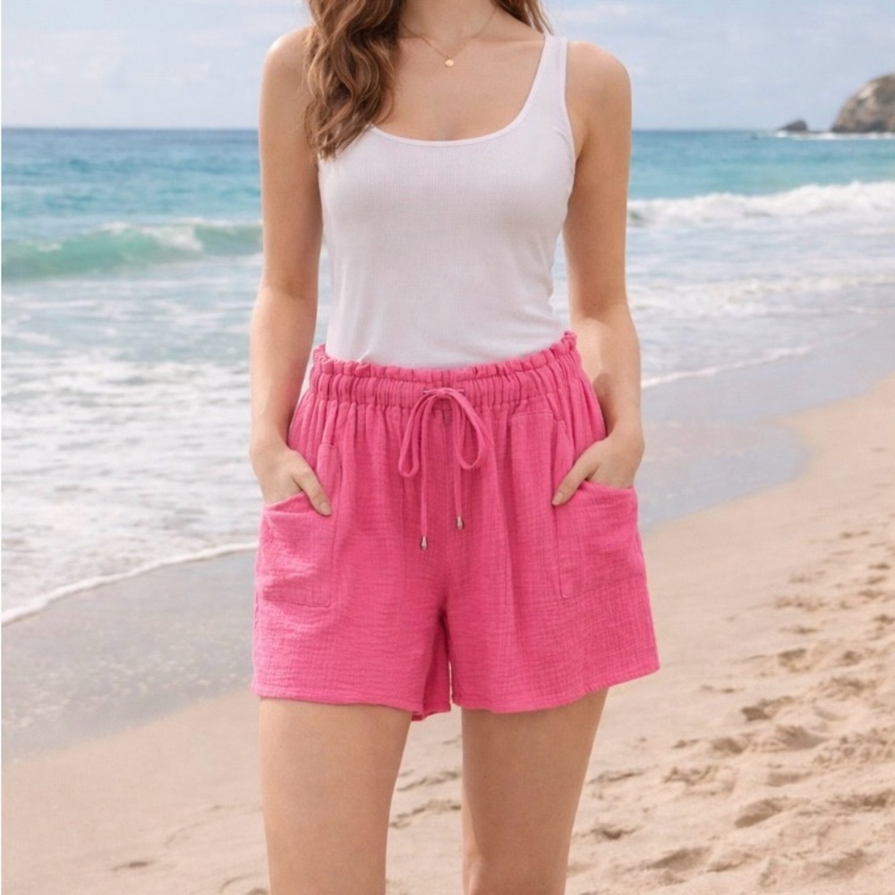 #131 GAUZE SHORTS